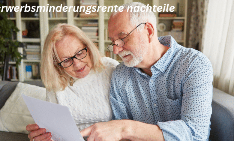 erwerbsminderungsrente nachteile