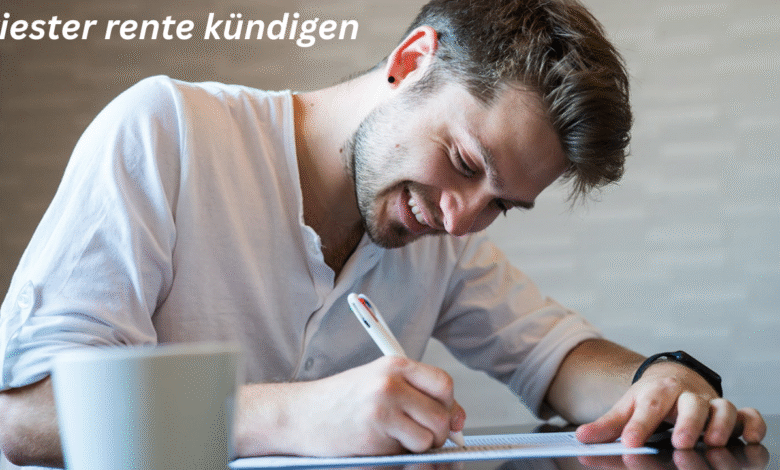 riester rente kündigen